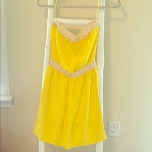Yellow summer dress